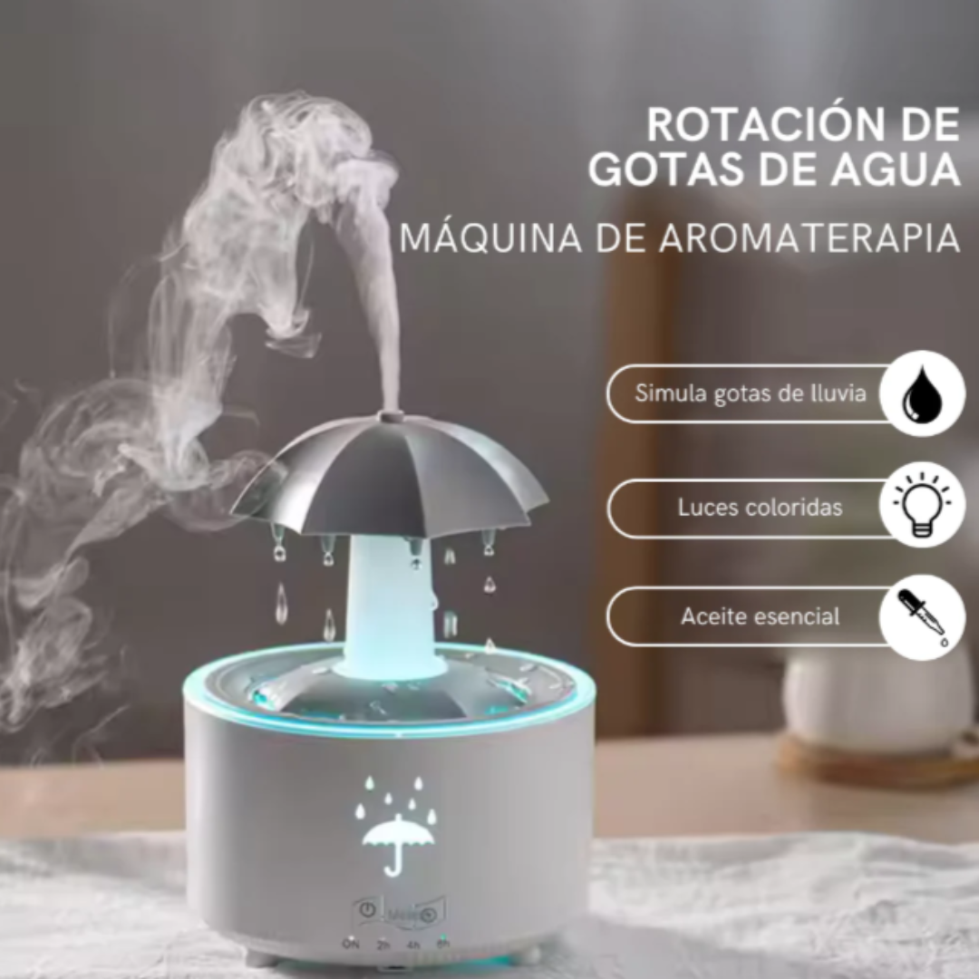 HUMIDIFIER WITH RAIN SIMULATION