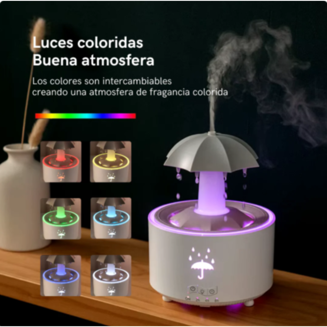 HUMIDIFIER WITH RAIN SIMULATION